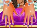 Moana ਕ੍ਰਿਸਮਸ manicure 