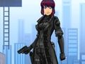 ਸ਼ੈੱਲ ਵਿੱਚ ਭੂਤ ਮੇਜਰ Motoko ਕੁਸਾਨਾਗੀ ਉੱਪਰ ਕੱਪੜੇ 