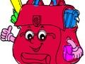 ਵਾਪਸ ਸਕੂਲ: ਸਕੂਲ ਬੈਗ ਰੰਗਾਂ ਦੀ ਕਿਤਾਬ 