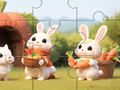 Jigsaw Puzzle: ਗਾਜਰ ਦੇ ਨਾਲ ਖਰਗੋਸ਼ 