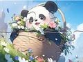 Jigsaw Puzzle: ਕੰਬਲ ਪਾਂਡਾ 