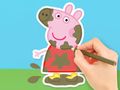 ਰੰਗਦਾਰ ਕਿਤਾਬ: ਚਿੱਕੜ ਵਿੱਚ Peppa 