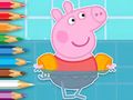 ਰੰਗਦਾਰ ਕਿਤਾਬ: Peppa ਤੈਰਾਕੀ 