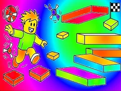 Coloring Book: Roblox Obby Runner