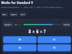 Maths for Standard V