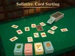 Solitaire. Card Sorting