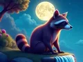 Charming Raccoon Escape
