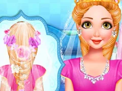 Princess wedding hairstyle