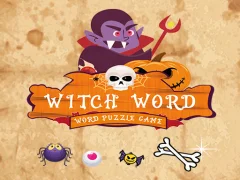 Witch Word Halloween Puzzel Game