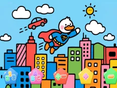 Color By Code Super Duck
