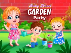 Baby Hazel. Garden party