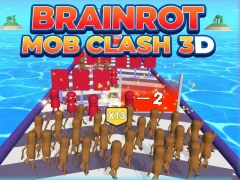 Brainrot Mob Clash 3D