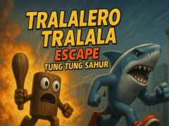 Tralalero Tralala escape Tung Tung Sahur