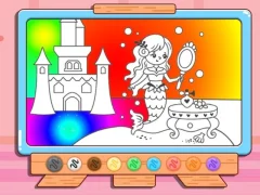 Coloring Book: Mermaid Makeup