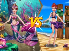 Mermaid vs Princess Outfit