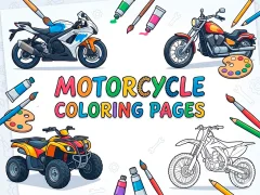 Motorcycle Coloring Pages