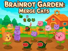 Brainrot Garden. Merge Cats
