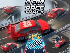 A Car on a Race Track