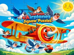 Cartoon Airplanes: Jigsaw Puzzles