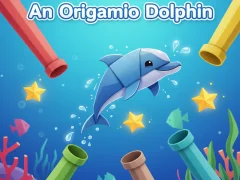An origami dolphin
