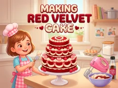 Making Red Velvet Cake