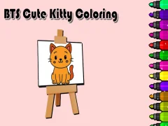 BTS Cute Kitty Coloring