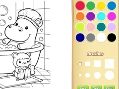 Cozy Friends Coloring Book for Kids
