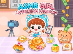 ASMR Girl: Livestream Mukbang