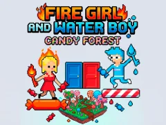 Fire Girl and Water Boy Candy Forest