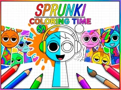Sprunki Coloring Time
