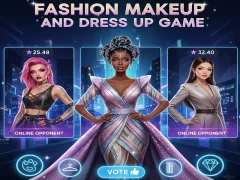 Fashion Makeup And Dress Up Game
