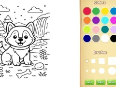 Dog Coloring Book