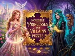 Incredible Princesses and Villains Puzzle