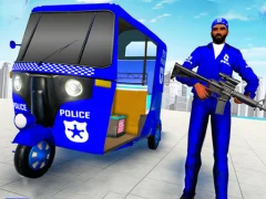 Police Auto Rickshaw Taxi