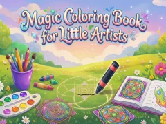 Magic Coloring Book for Little Artists