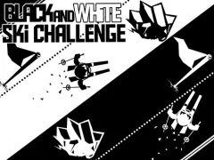 Black and White Ski Challenge