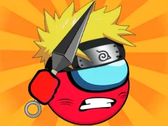 Red hero ninja