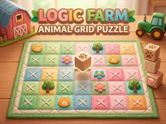 Logic Farm: Animal Grid Puzzle