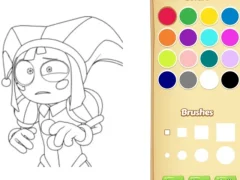 Pomni Coloring Book For Kids