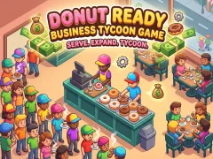 Donut Ready Business Tycoon Game