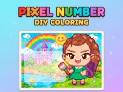 Pixel Number  DIY Coloring