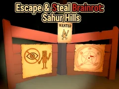 Escape & Steal Brainrot: Sahur Hills