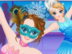 Ice Skater Princess Dressup