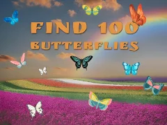 Find 100 butterflies