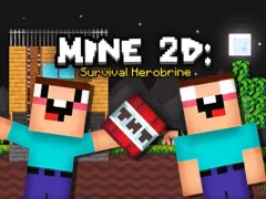Mine 2D Survival Herobrine