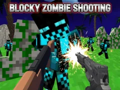 Blocky Zombie Shooting