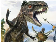 Dinosaur hunting dino attack