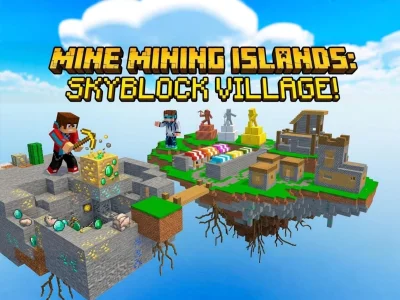 Mine Mining Islands: Skyblock Village!
