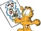 Garfield connects the dots