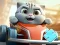 Jigsaw Puzzle: Cat Racing Driver